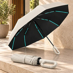 🌪️ Rezistentă la Vânt și Ultra-Practică! – 10 nervuri ranforsate, deschidere automată și protecție UV UPF 50+! 💼⚡