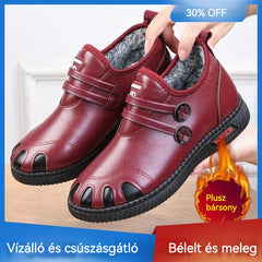 30% KEDVEZMÉNY💥🔥【36-41】Új téli csizma meleg gyapjúból, vízálló és csúszásgátló.