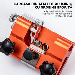⚙️ Ascuțitor portabil manual cu manivelă｜Instrument de șlefuire pentru lanțuri