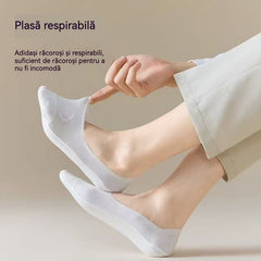【8 perechi 】🧦Colanți bărbătești din plasă Ice Silk, antiderapanți și cu croi decoltat.