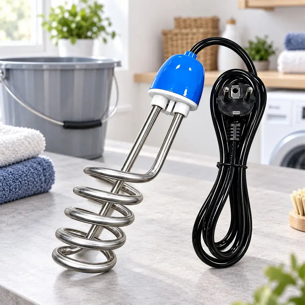 🔥 Apă Caldă Simplu și Rapid! Încălzitor de Apă cu Imersie (Stecher UE 220V) · Control Automat al Temperaturii 40–80°C · Spirală din Oțel Inoxidabil · Ideal pentru Casă, Fermă și Atelier!