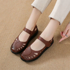 【35-41】Sandale retro stil roman 2026 cu toc gros｜Stabile și confortabile｜Mărimi mari, ușor de asortat