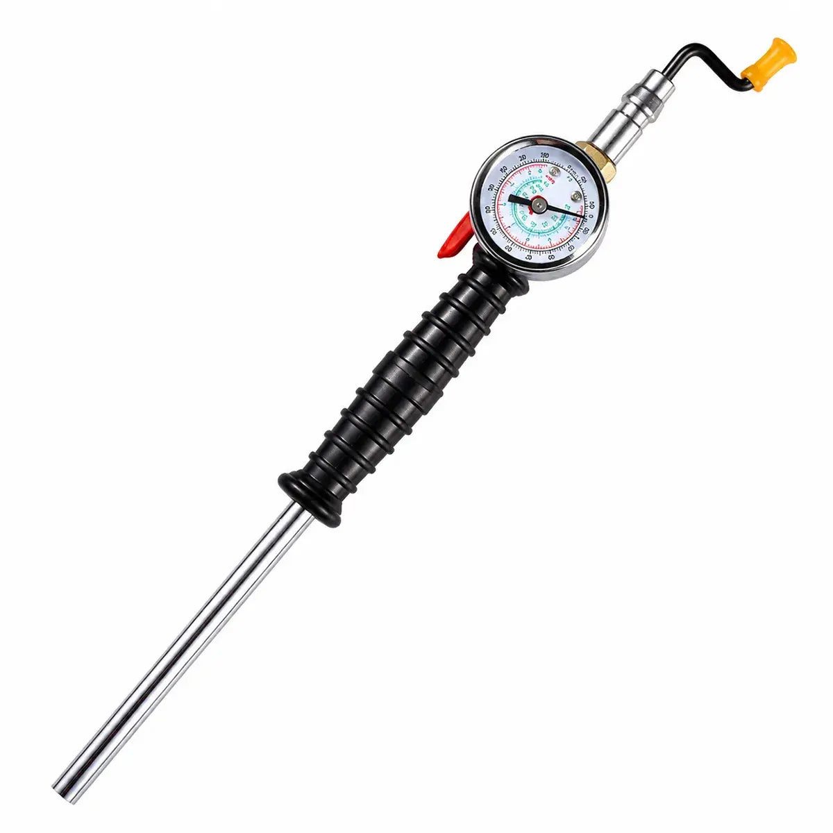 🛍️ Pistol Universal de Umflat Roți 3 în 1 cu Manometru de Precizie 🚘 Pentru Mașini, Camioane, Motociclete, Biciclete | Umflare, Măsurare Presiune & Evacuare Aer | Rezistent și Precis