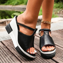 Colecția de Vară 2026 ✨ Saboți cu Platformă din Piele Naturală 👡 Stil Elegant și Confort Maxim!