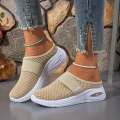 【36-41】Pantofi slip-on respirabili tip sabot｜Ușori, confortabili și cu efect de înălțare