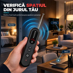 🛡️ Detector Inteligent Multifuncțional T01 – Protecție Anti-Spy, Anti-Monitorizare, Scanare Optică & Detectare Semnale Wireless!