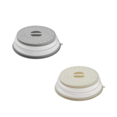 【2 buc】Capac Pliabil din Silicon TPR pentru Cuptorul cu Microunde, Anti-Stropire și Anti-Ulei, Clopot Multifuncțional pentru Încălzire și Prospețime, Economisire Spațiu