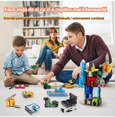 🔥【Produs bestseller】🧒 Jucărie pentru copii: robot transformabil digital 🤖