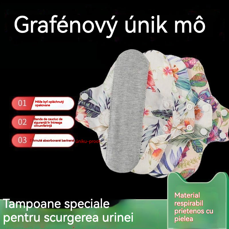 🔥【Set 8 piese】Dischete demachiante din bumbac lavabile și antibacteriene cu grafen