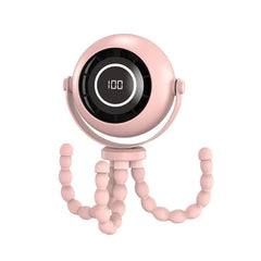 Ventilator fără Elice pentru Copii cu Trepied Flexibil, Protecție Degete, Ecran Digital, Autonomie Mare, Mini Ventilator Silențios
