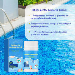 【Cumpără 1, primești 1 gratis】🏊‍♀️💧Tablete de curățare a piscinei pentru apă curată și limpede.