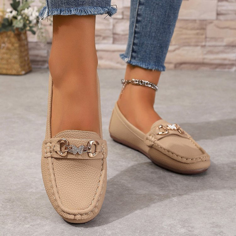 👟Moccasini Stilati pentru Femei, Mărimi Mari Disponibile 35-43, Confort Sporit la Fiecare Pas, Model Nou 2026