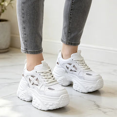👟【Înălțare 8CM】Pantofi casual moderni din plasă respirabilă