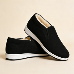 🔥【39–45】Őszi és téli új modell – bélelt, meleg pamut cipő Csúszásgátló bakancs, munkacipő és hótaposó egyben