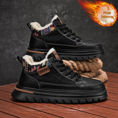 ❄️ Téli termo csizma hegyekbe és aktív kikapcsolódásra, betoldással - férfi Martin csizma