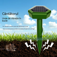 【Cumpără 1, primești 1 gratuit】🐦🐀🐖 Repelent cu ultrasunete pentru animale, alimentat cu energie solară