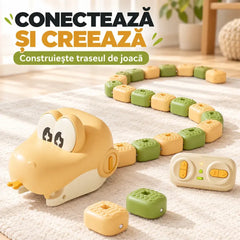 🐍 Șarpe Magnetic Interactiv cu Telecomandă – Jocul clasic Snake prinde viață! Conectează, controlează și câștigă! 🎮✨