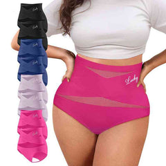 🌸 Ultimele 3 zile de ofertă: cumperi 1, primești 2 gratuit ✨Chiloți modelatori cu talie înaltă, mărimi mari, cu design încrucișat pentru control abdominal