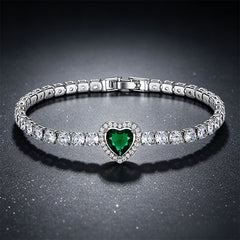 💎 [Bratară + Lănțișor] Set de bijuterii elegante și premium cu diamante