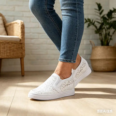 Pantofi Albi Mesh 2026: Recomandați de Medici pentru Susținere Plantară, Talpă Ortopedică și Ventilație Maximă (Mărimi 35-41)