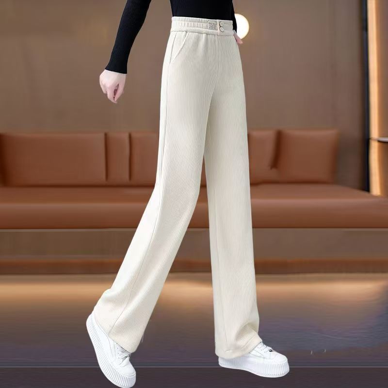 ❄️Divatos, sokoldalú, laza, karcsúsított, bő szárú nadrág 2025 őszre és télre