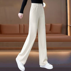 ❄️Divatos, sokoldalú, laza, karcsúsított, bő szárú nadrág 2025 őszre és télre