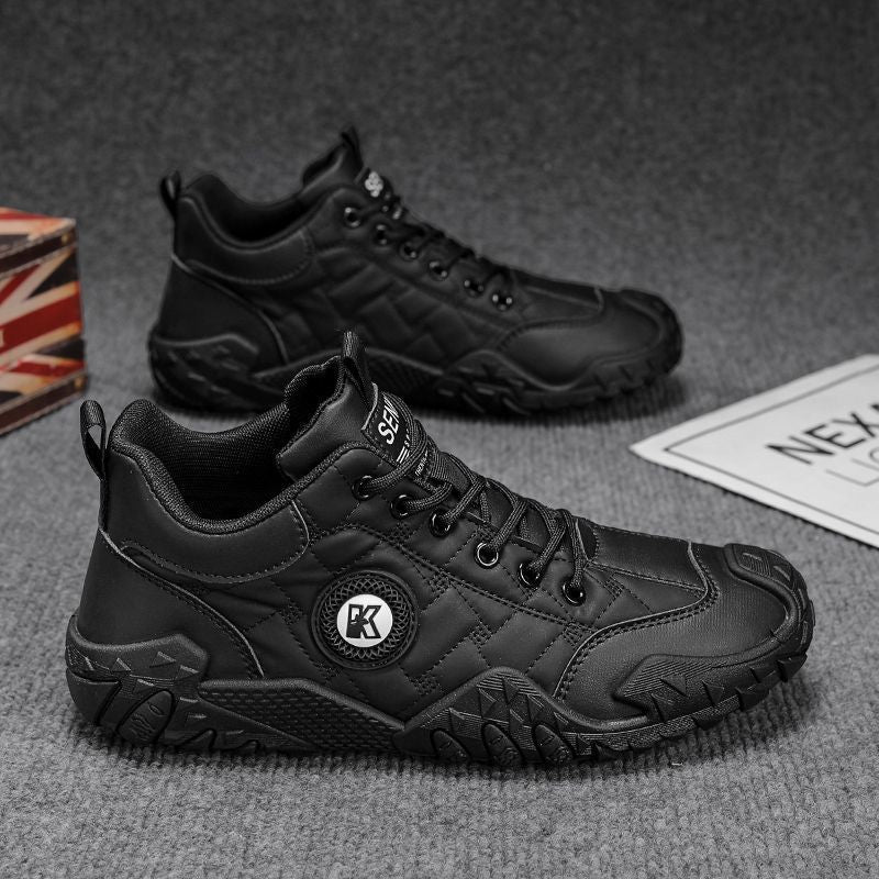 2026 Új férfi alacsony szárú Martin-cipő – vastag talpú munkacipő és sportos, kényelmes szabadidőcipő