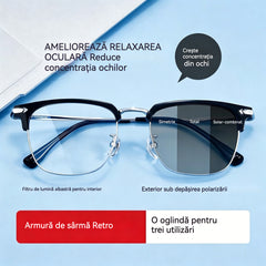 Ochelari inteligenți cu zoom automat și protecție împotriva luminii albastre
