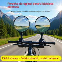 【Cumpără 2, primești 2 gratis!】🛵Oglindă retrovizoare universală pentru biciclete electrice, nu necesită instalare.