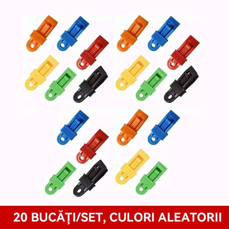 ⛺ Cleme de fixare pentru cort și copertină – protecție împotriva vântului, soarelui și ploii