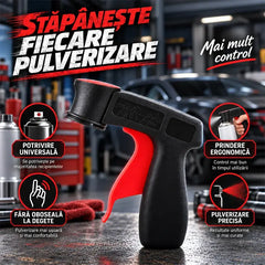 🛠️ Mâner Ergonomic Tip Pistol pentru Spray Aerosol – Transformă Orice Spray într-un Pulverizator Profesional!